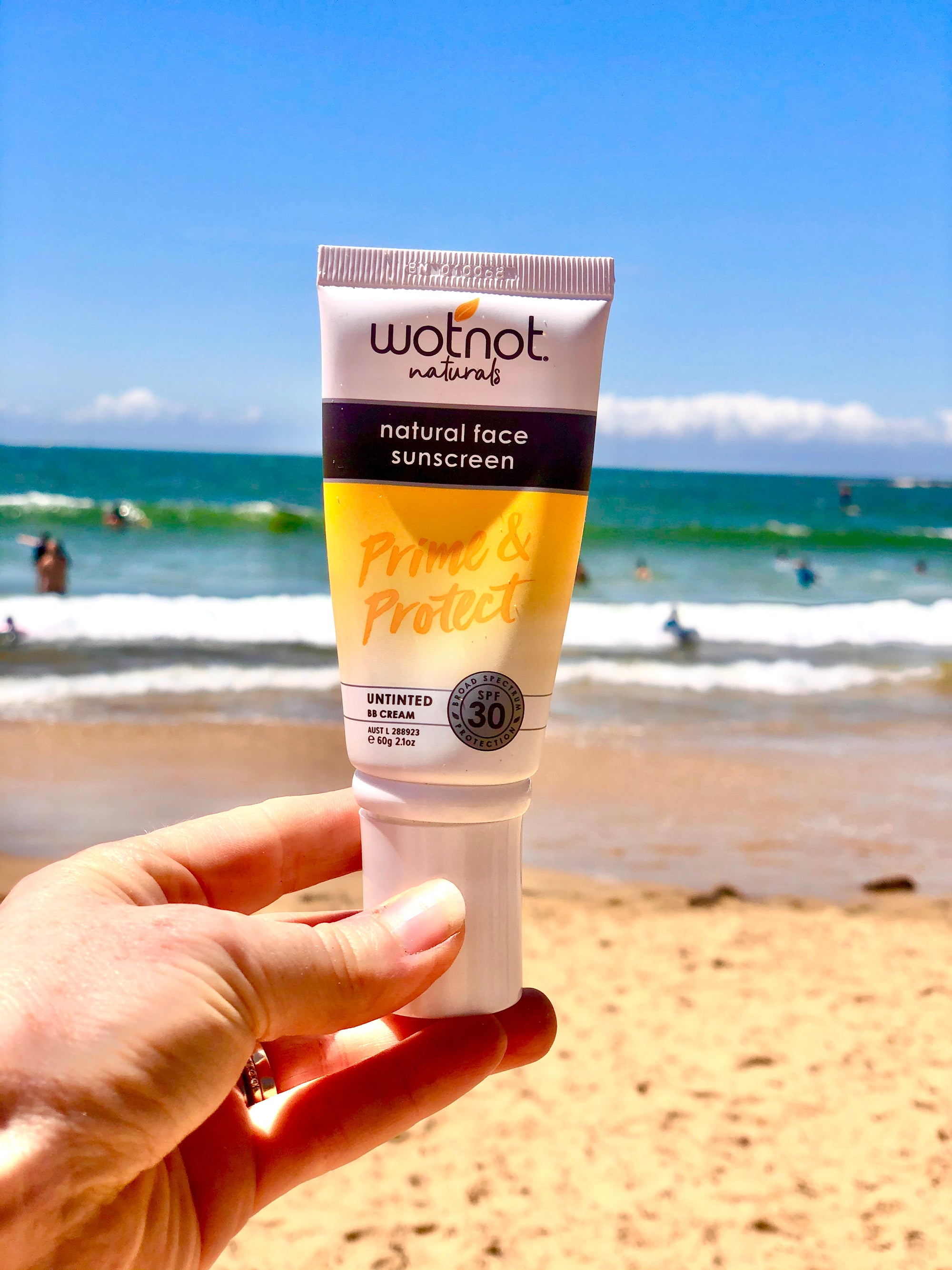 Wotnot 30 SPF Natural Face Sunscreen & BB Cream 60g-Ao Goodness